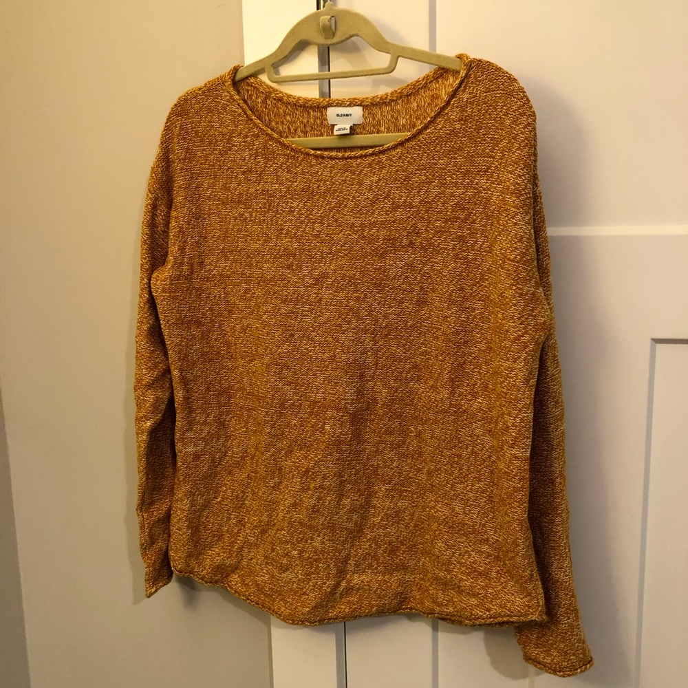 Old Navy Mustard Gold Sweater size large